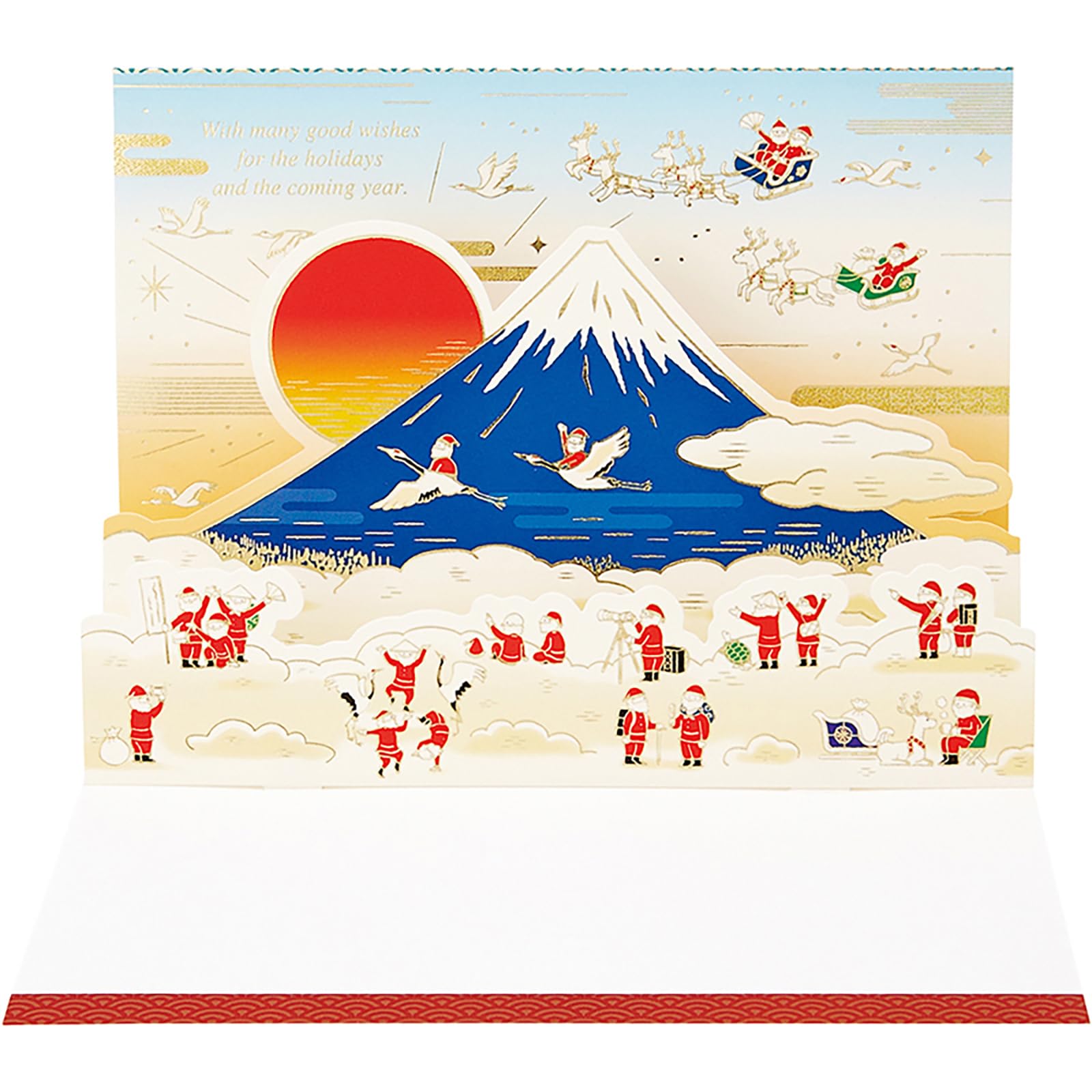 Amazon.co.jp: サンリオ 和風 クリスマスカード メッセージカード